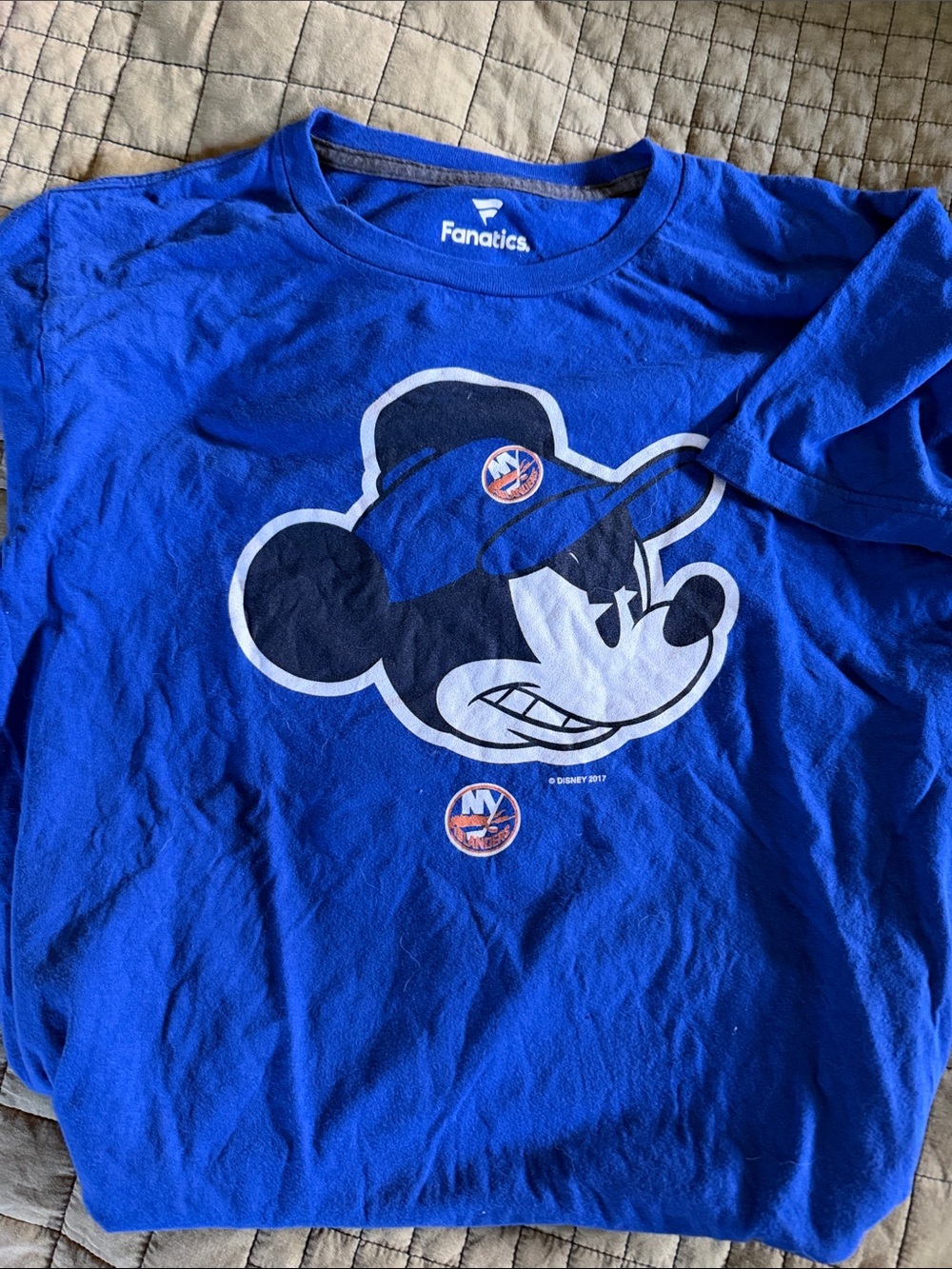 💙🧡MEDIUM - Fanatics  Royal Blue Mickey Graphic Tee